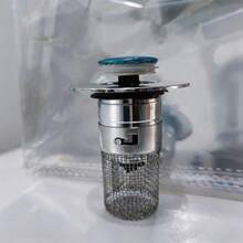 1/2个水槽排水塞，ABS镀层带不锈钢滤网，适用于厨房/浴室水槽，无需工具即可安装，易于清洁的弹跳式排水塞，适用于盥洗台、浴缸 - 銀色 - 查看 11