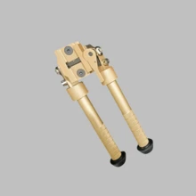 1pc Multifunctional Outdoor Tactical Tripod, Foldable, Retractable, Rotatable V8 Tripod, Tactical Elastic Metal Dual-Leg Stand, Photography Tripod - Multicolor - View 10