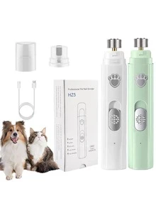 1pc Pet Nail Grinder, Dual Speed Adjustment (5000/7500 RPM), USB Quick Charging, Quiet Nail Grinding, Dog Grooming Tool, Pet Beauty, For Cats, Dogs And Small Animals Nail Care - A - View 1