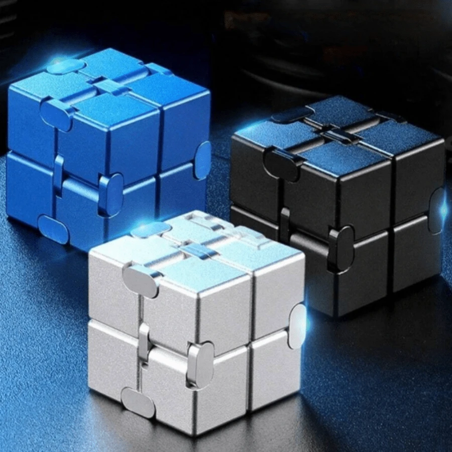 1pc Creative , Infinite Rotation Puzzle, Stress Relief Toy, Birthday Gift, Perfect Gift, Toy - Multicolor - View 1