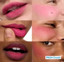 Fwee Blurry Pudding Pot Blush And Lip 5g | Soft Matte Airbrushed Finish | Buildable High Pigment Cream Blush Lip Tint | Lightweight Blurring Makeup | Satin Soft Focus Finish - Crush - Crush - 查看 3
