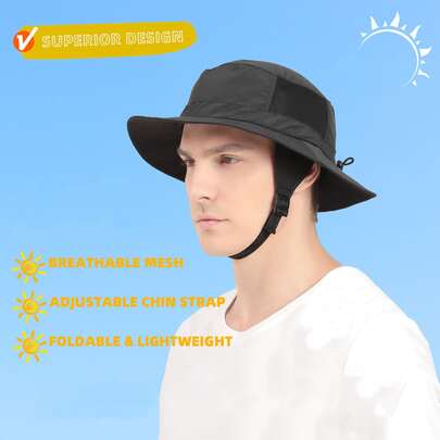  Outfly Breathable Quick-Dry Bucket Hat, Suitable For Outdoor Water Sports, Hiking, Cycling, Unisex