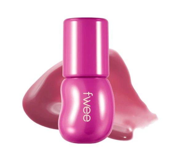 Fwee 3D Voluming Lip Gloss Currant 70% 5.3g | High Shine Non-Sticky Gloss | Hydrating Gel Lip Gloss Makeup - Currant 70% - View 1