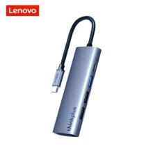 Lenovo 联想 Type-C 扩展坞、USB-C 适配器、分线器、HDMI 转 VGA 转换器、PD 快速充电适配器、笔记本扩展坞 LC05-V [USB*3 + HDMI + PD] - 查看 12