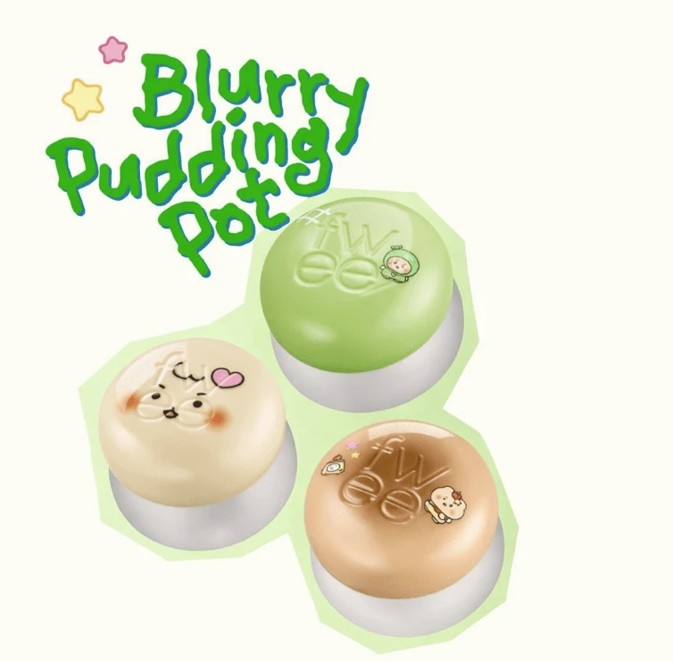 Fwee Blurry Pudding Pot Blush And Lip 5g | Soft Matte Airbrushed Finish | Buildable High Pigment Cream Blush Lip Tint | Lightweight Blurring Makeup | Satin Soft Focus Finish - Butter (Brown) - Bơ - Xem 1