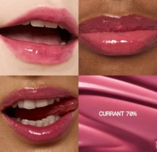 Fwee 3D Voluming Lip Gloss Currant 70% 5.3g | High Shine Non-Sticky Gloss | Hydrating Gel Lip Gloss Makeup - Currant 70% - View 2