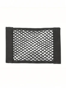 1pc Double-Layer Elastic Car Storage Net, Durable Nylon Mesh With Strong Adhesive Tape. Fits Sedans And SUVs, Holds Luggage, Phones And Daily Items. High Stretch, Space-Saving, Easy To Mount Trunk Organizer. - Multicolor - View 11