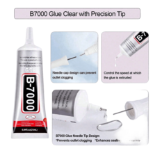 B-7000 水鑽膠 110ml (3.7 Fl Oz)/50ml/25ml 透明珠寶手工 DIY 膠水，適用於帽子、手機殼、珠寶製作、水晶水鑽及其他裝飾黏合應用 - B7000 - 查看 11