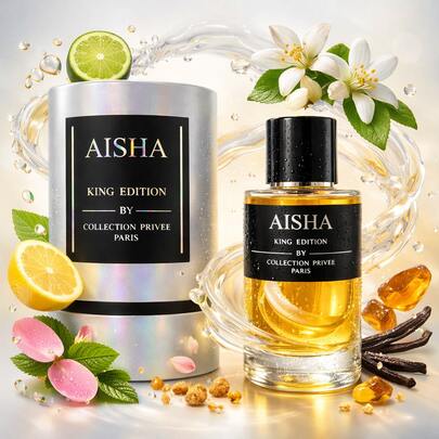 Fragrance World King Edition Private Collection Aisha Eau de Parfum 50ml – Orientalisk Amber Vaniljdoft för Kvinnor & Män