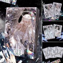 1pc Glamorous Girl Sparkle Playing Cards, Limited Edition Premium Cardboard Poker Cards, Multiple Patterns Available, Luxury Gold Glitter Collectible Poker Deck, Creative Personalized Game Cards, Playing Card Collection, High-End Cards, Card Collection - Multicolor - View 2