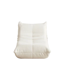 Living Room Chairs - Beige + Chenille + 1 Seat - View 7