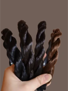 1pc Women's Fashion Rejuvenating Braided Hair Hoop Headband Hairband - Multicolor - View 3