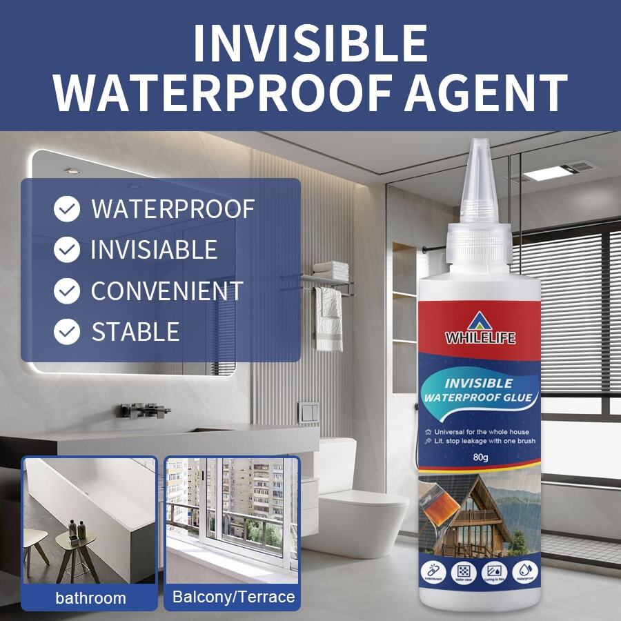 Invisible Waterproof Glue, Transparent Waterproof Agent For Bathroom, Roof, Window, No Leakage Repair Sealant, Easy To Squeeze - Handheld Waterproof Adhesive - View 1