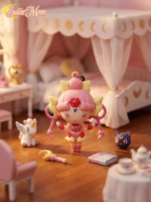 TOEI ANIMATION 美少女战士官方授权盲盒钥匙扣（1个）- 3D泡沫盲盒神秘盒人偶包夹&挂件拉链钥匙扣背包配件收藏礼品 - 美少女战士 小小兔 鹰眼 虎眼 鱼眼 维斯维斯 帕拉帕拉 刻耳刻耳 准准 尼赫勒尼亚 飞马座 - 彩色 - 查看 5