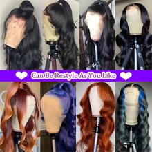 ZHENDEFA 360 Lace Front Wig With Adjustable Invisible Clips, Pre-Plucked Hairline, High Definition Transparent Lace, With Baby Hair, 360 Lace Real Hair, 200% Density, Natural Black - SNatural - View 9