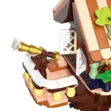 DIY Mini Building Blocks Game, A Toy Suitable For Adult Women, A Toy That Relieves Stress And Reduces Anxiety, A Cute And Interesting Adult Game Set, A Creative Treehouse Model Building Puzzle With Creative Solutions, A Perfect Birthday Gift For Your Boyfriend, A Set Of Exquisite Forest Treehouse Building Models (With Stickers) - Multicolor - View 9