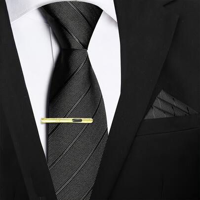 男士人字纹领带一条，黑色和酒红色百搭款式，新郎和伴郎正装配饰，适合婚礼、派对、节日、工作演讲、正式场合，男士礼物