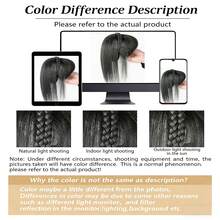 Synthetic Natural Hairpiece With Braids Headband Bangs Fringe Bands Heat Resistant Bangs Clip In Hair Extensions Hairpiece For W - Multicolor - View 12