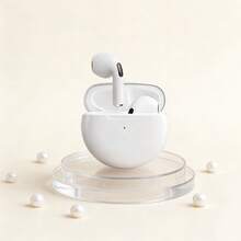 TWS无线耳机，双耳入耳式耳机，超长待机跑步耳机，重低音运动耳机，带麦克风的音乐耳机 - 查看 1