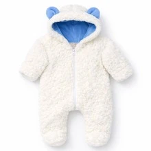 Vest Baby Layettes Baby Boy And Girl Teddy Bear Sherpa Fleece , Warm And Soft - 淺藍色 - 查看 6