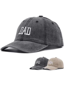 JZML 1pc Unisex Couple's "DAD MOM" Letter Embroidered Baseball Cap - A - View 13