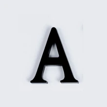 1pc Multicolor Acrylic Decorative Letter - A Vibrant Modern Home Decor Accent, Perfect For Displaying Initial Letters Or Inspirational Words - White - View 45