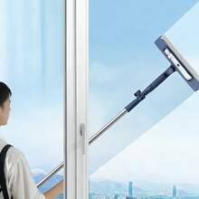 Extended Handle Double-Sided Window Cleaning Tool, Home High-Rise Window Exterior Cleaning Hands-Free Cleaner, Includes Small Brush For Cleaning Window Crevices, Convenient Cleaning Assistant - Rotatable Glass Cleaner - View 10