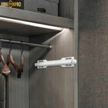 12-Inch Retractable Closet Rod, Standard Expandable Closet Rod, Organizer Rack, Pant Rack, Storage Clothes Hanger - View 6