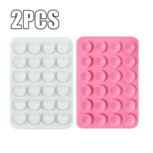 10/5/4/3/2/1 Pcs Silicone Phone Suction Cup With 24 Adhesive Pads, Easy To Disassemble And Clean, Enhances Grip, Suitable For Various Mounting Surfaces - Multicolor - View 34