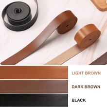 1 rollo de correa de piel sintética, 3 anchos: 1,25 cm, 2,5 cm, 5 cm, 1,8 mm de grosor, 180 cm de longitud, adecuado para proyectos hechos a mano, manualidades DIY y fabricación de cinturones - Multicolor - Ver 7