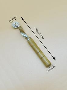 专业皮革缝纫标记轮，定位轮，缝纫轮，竹柄，适用于DIY皮革加工、鞋包维修 - 底線 - 查看 9