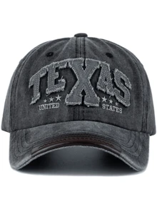 JZML 1pc Unisex Texas Letter Embroidered Baseball Cap - A - View 8
