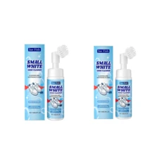 JUE FISH 白色运动鞋清洁慕斯 - 温和清洁剂,恢复泛黄、污渍边缘,令白色鞋子焕然一新。这款白色运动鞋清洁慕斯专为鞋履清洁而设计,质地柔软细腻,可轻松去除鞋面泛黄、边缘污渍和日常污垢。鞋架、收纳神器、户外、花园、旅行必备、便携式、沙滩必备、毕业季、毕业典礼、毕业典礼、毕业礼物、毕业赠礼、祝贺毕业、毕业派对 - 查看 9