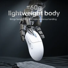 Ratón inalámbrico para juegos AJAZZ AJ199 de fibra de carbono - PAW3311, ultraligero de 60g, 500mAh, conexión de tres modos - Ver 6