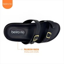 Beira Rio Original Women's Papete Sandal With Buckle - màu đen - Xem 7