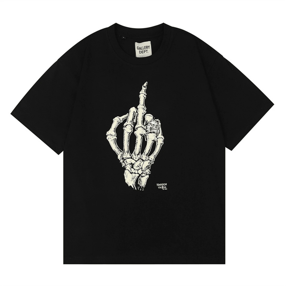 Creative Studio Graphic Tee Unisex Oversized T-Shirt Casual Streetwear Crew Neck Short Sleeve Loose Fit EST.2026 - 手 - 查看 1