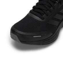 adidas DURAMO X 舒適百搭 低筒跑步鞋 男女同款 黑色 - 黑色 - 查看 8