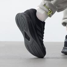 adidas DURAMO X 舒適百搭 低筒跑步鞋 男女同款 黑色 - 黑色 - 查看 4