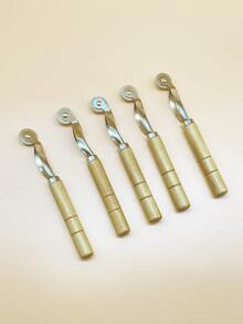 专业皮革缝纫标记轮，定位轮，缝纫轮，竹柄，适用于DIY皮革加工、鞋包维修 - 底線 - 查看 2