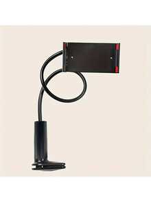 Flexible Arm Stand For Tablets And Cell Phones, 360° Rotation, Clip For Bed And Desk - White - View 10