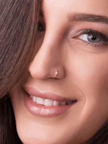Khuyên mũi đá Opal 18G, 8mm/10mm, thép không gỉ 316L chất lượng phẫu thuật, không gây dị ứng - Thích hợp cho xỏ lỗ mũi/vách ngăn và xỏ sụn tai, unisex, thích hợp đeo hàng ngày, thúc đẩy quá trình lành vết thương, thích hợp cho lỗ xỏ mới, thoải mái khi đeo, không ảnh hưởng đến giấc ngủ. - Vàng - Xem 4