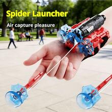 1pc New Long Range Spider Launcher - Suction Cup Launcher Game - Fashionable Spider Mask - Parent-Child Interactive Game - Birthday Gift - Spider Silk Launcher [Without Gloves] - View 2
