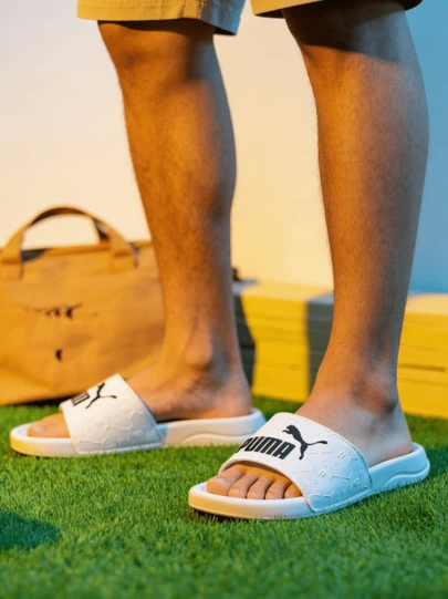  Puma Popcat Slide 20 凉鞋，时尚复古轻便舒适的沙滩拖鞋，男女通用