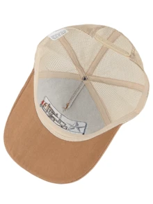 JZML 1pc Unisex Letter Embroidered Trucker Cap - A - View 11