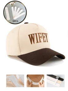 复古刺绣棒球帽，男女通用，四季皆宜（春夏秋冬），可调节帽带，适合情人节、婚礼、圣诞节、开学季、父亲节、户外运动、旅行、防晒等场合，男女皆宜的礼物，可定制卡车帽，黑色、粉色、紫色、黄色等多种颜色可选，休闲帽饰 - 棒球帽 - 查看 7