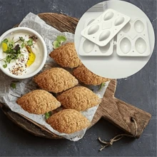 CHIGO 4-Cavity Plastic Meatball Mold 1/2pcs - Meatball Making Press Mold, Cooking Decoration Tool, Suitable For Making Stuffed Meatballs, Spring Rolls, Desserts - Kitchen Essential Helper, Mother's Day Gift For Mom - White - View 4