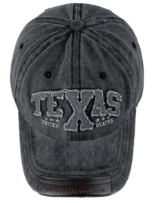 JZML 1pc Unisex Texas Letter Embroidered Baseball Cap - A - View 9