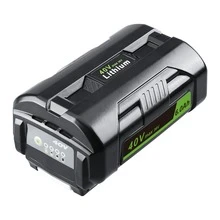 1/2Packs 40 Volt 6.0Ah OP4040 Replacement For Ryobi 40V Lithium Battery OP4050A OP40601 OP4026A OP40601 OP4030 - Black - View 8