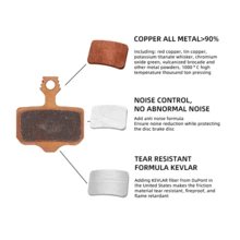 自行车碟刹片，耐磨山地车刹车片，全金属折叠电动自行车刹车片 - 彩色 - 查看 6