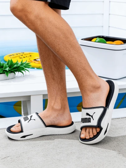  PUMA SoftridePro Slide 24 舒适简约男女通用拖鞋